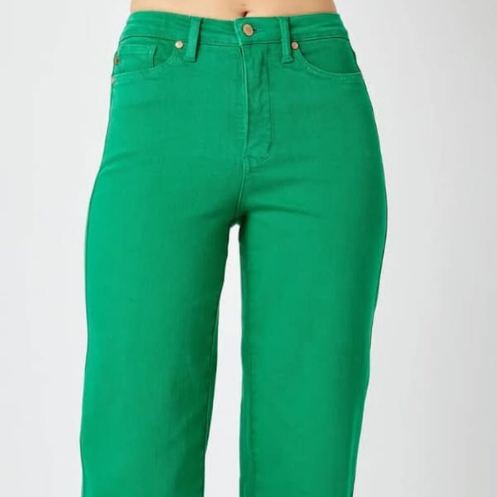 Judy Blue green straight leg